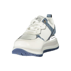 Laura Biagiotti White Polyester Women Sneaker -   -  Laura Biagiotti.