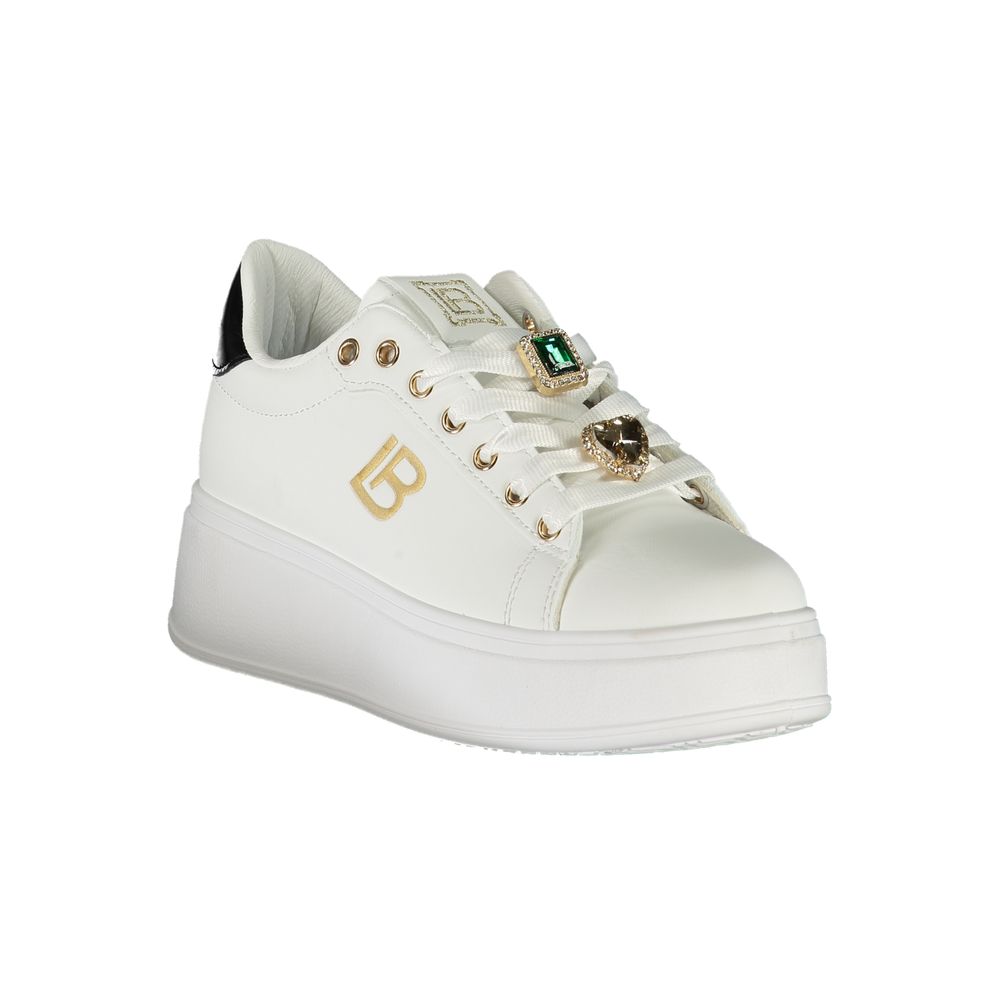 Laura Biagiotti White Synthetic Women Sneaker -   -  Laura Biagiotti.