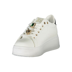Laura Biagiotti White Synthetic Women Sneaker -   -  Laura Biagiotti.