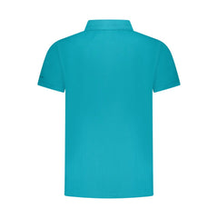 Trussardi Light Blue Cotton Men Polo Shirt -   -  Trussardi.