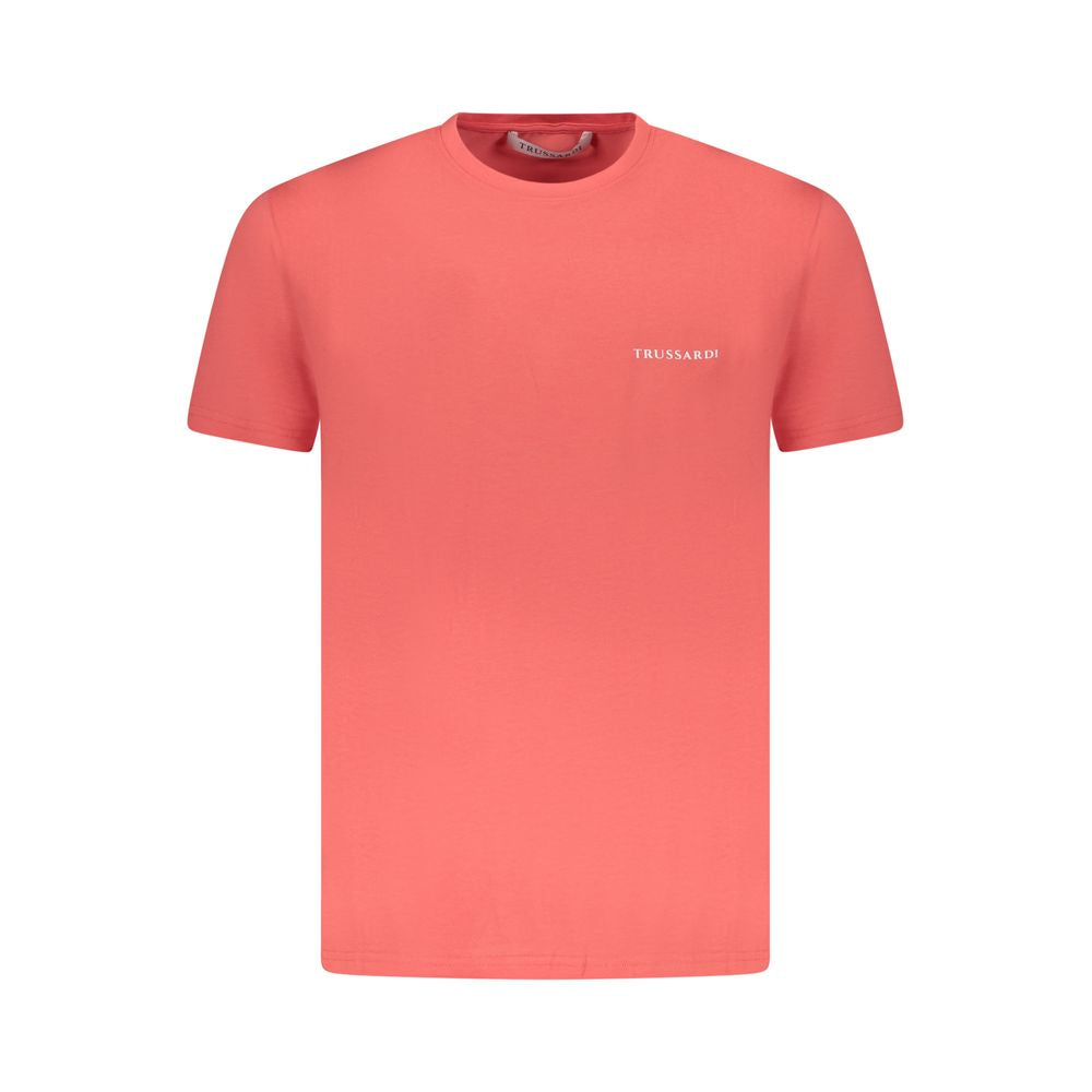 Trussardi Pink Cotton Men T-Shirt -   -  Trussardi.