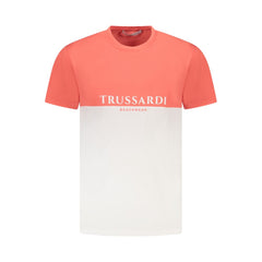 Trussardi Pink Cotton Men T-Shirt -   -  Trussardi.