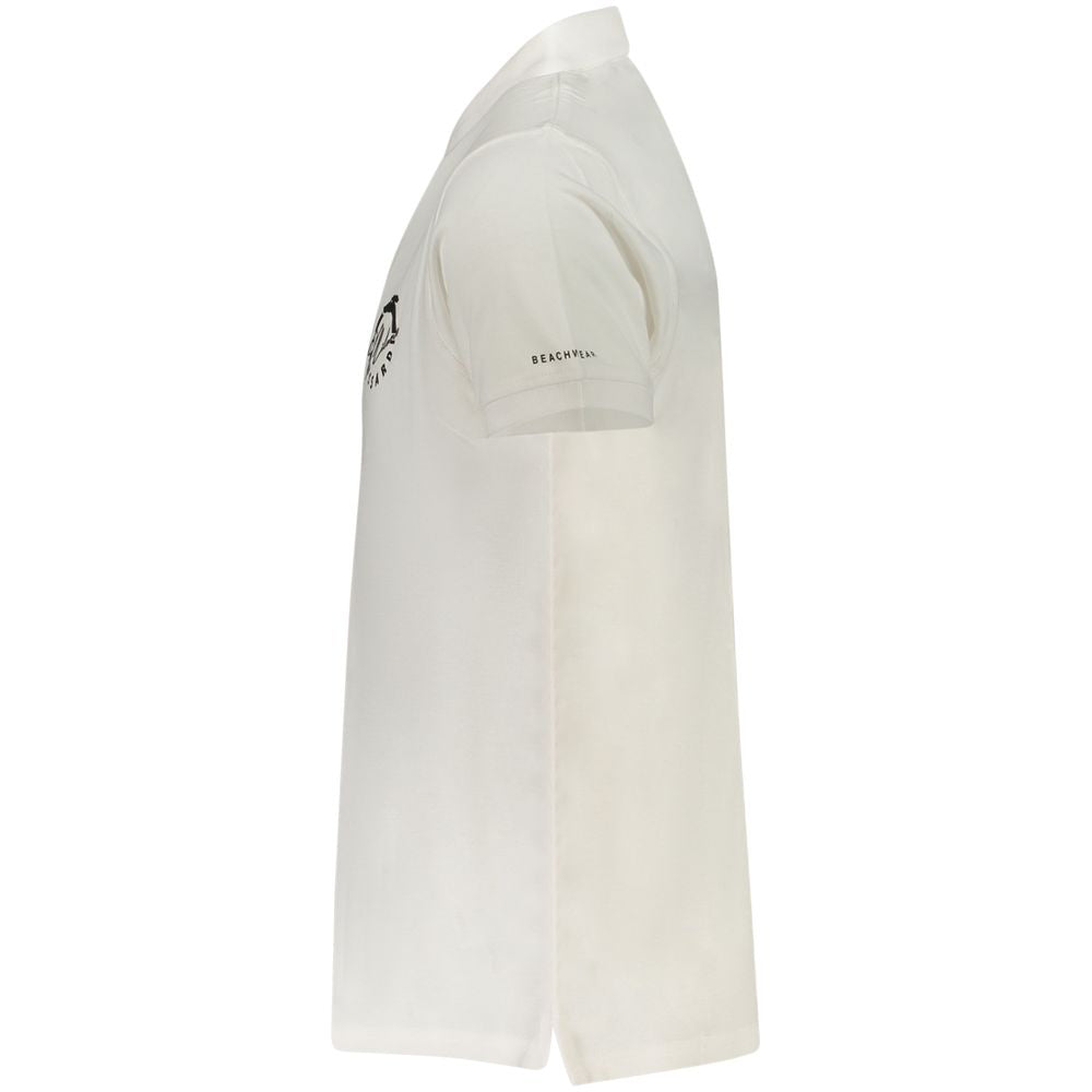 Trussardi White Cotton Men Polo Shirt -   -  Trussardi.