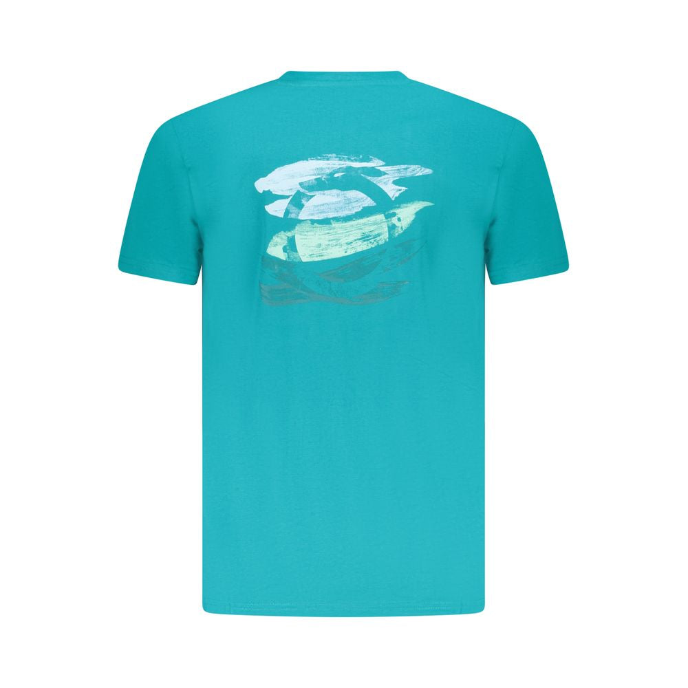 Trussardi Light Blue Cotton Men T-Shirt -   -  Trussardi.