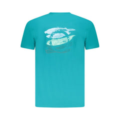 Trussardi Light Blue Cotton Men T-Shirt -   -  Trussardi.