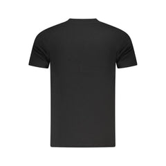 Cavalli Class Black Cotton Men T-Shirt -   -  Cavalli Class.