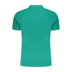Cavalli Class Green Cotton Men Polo Shirt -   -  Cavalli Class.