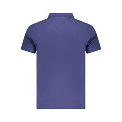 Cavalli Class Blue Cotton Men Polo Shirt -   -  Cavalli Class.
