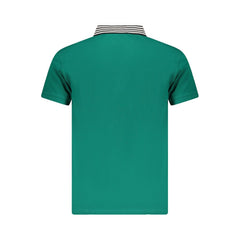 Cavalli Class Green Cotton Men Polo Shirt -   -  Cavalli Class.