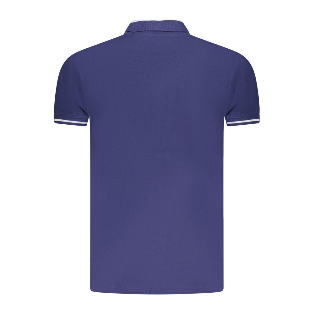 Cavalli Class Blue Cotton Men Polo Shirt -   -  Cavalli Class.