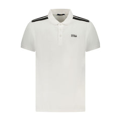 Cavalli Class White Cotton Men Polo Shirt -   -  Cavalli Class.
