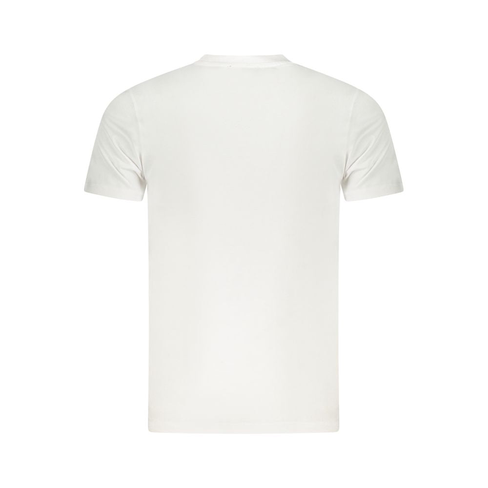 Cavalli Class White Cotton Mens TShirt -   -  Cavalli Class.
