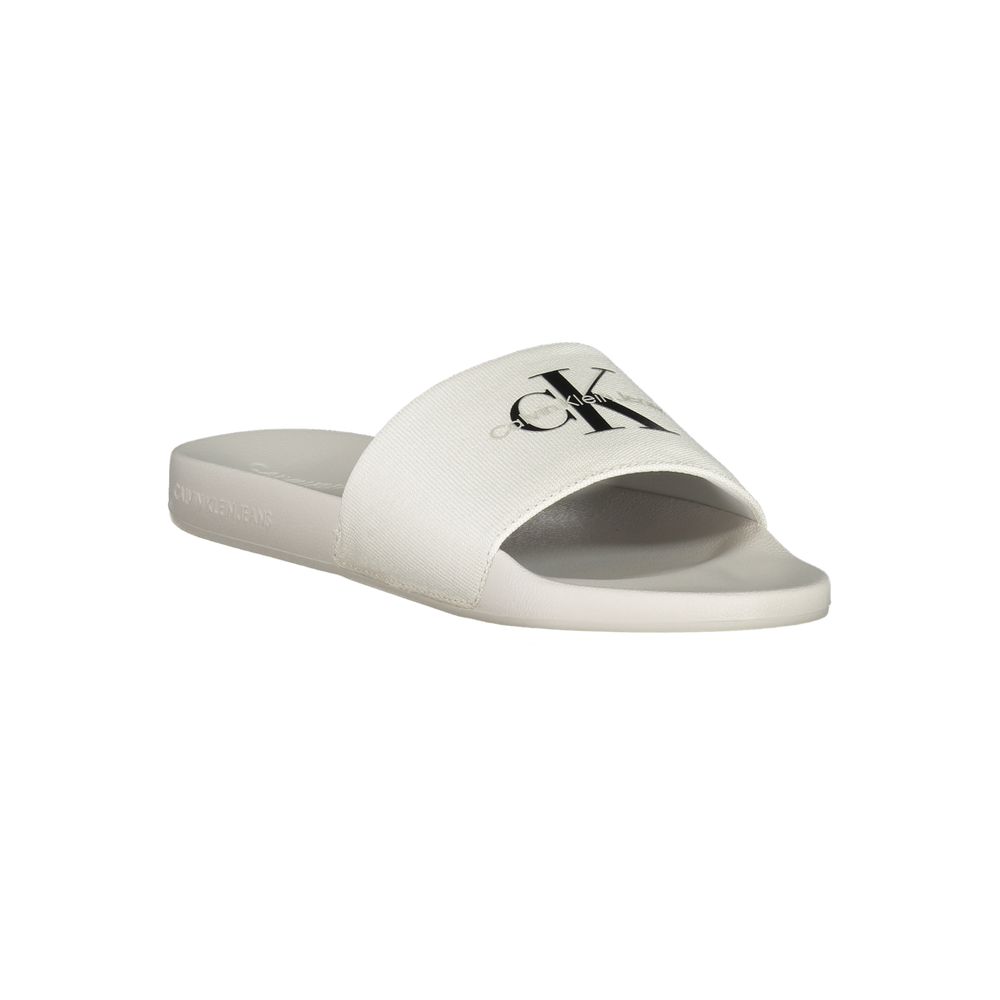 Calvin Klein White Polyester Men Sandal -   -  Calvin Klein.