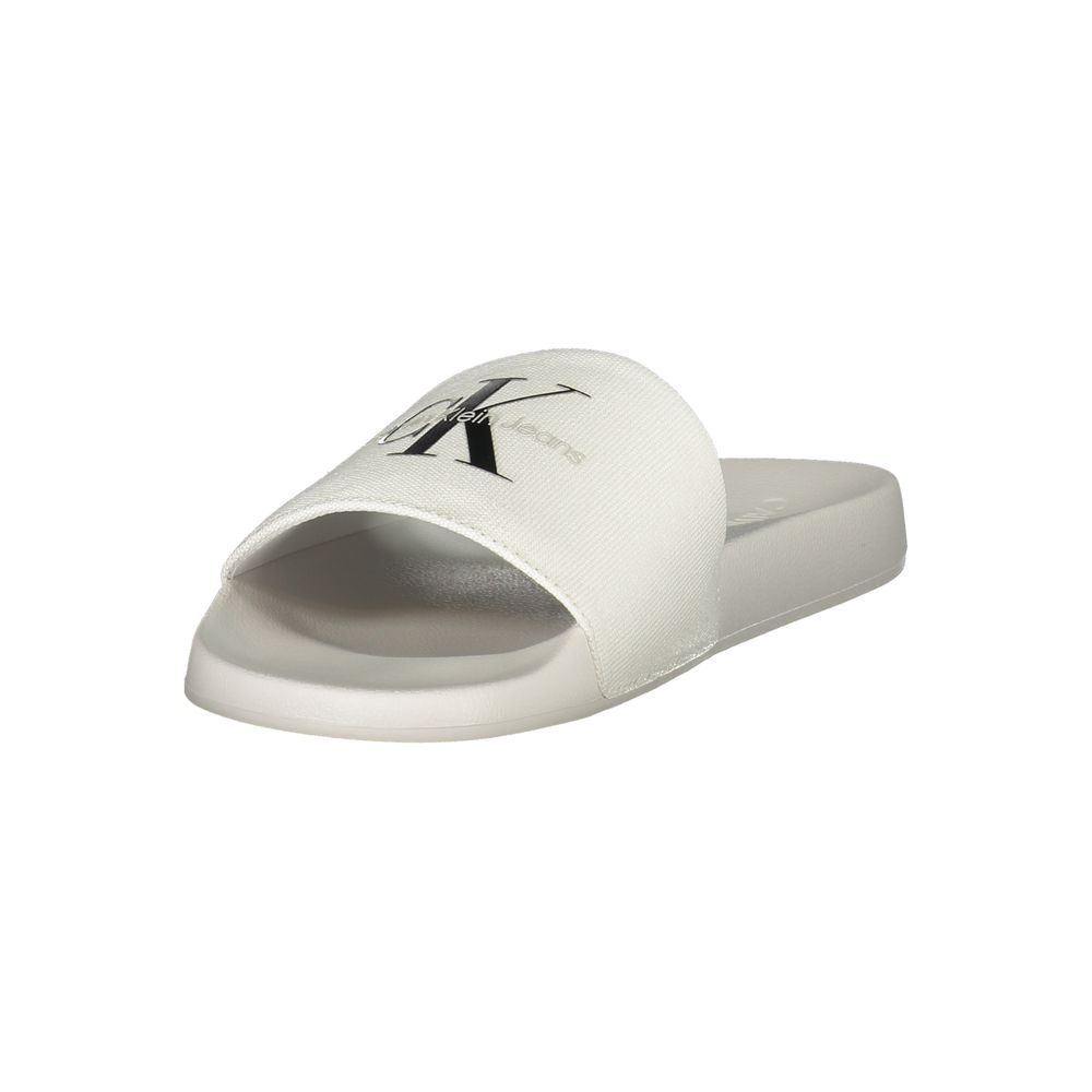 Calvin Klein White Polyester Men Sandal -   -  Calvin Klein.