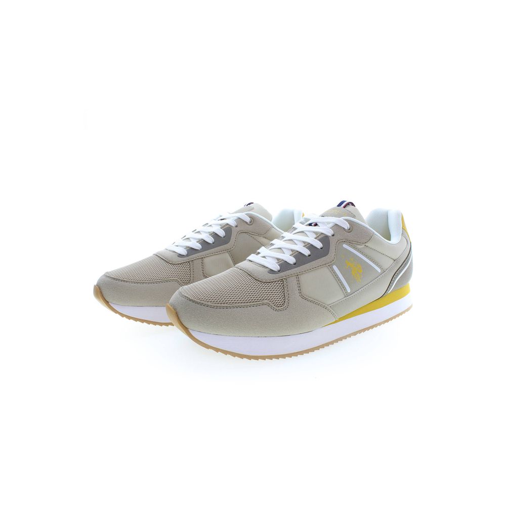 U.S. POLO ASSN. Beige Polyester Men Sneaker -   -  U.S. POLO ASSN..