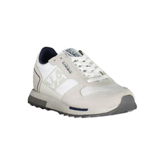 Napapijri White Leather Men Sneaker -   -  Napapijri.