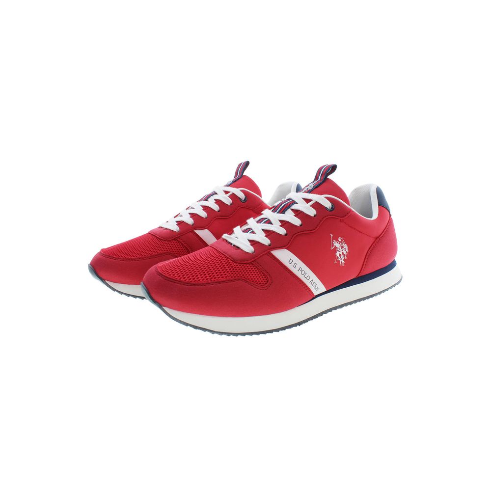 U.S. POLO ASSN. Red Polyester Men Sneaker -   -  U.S. POLO ASSN..