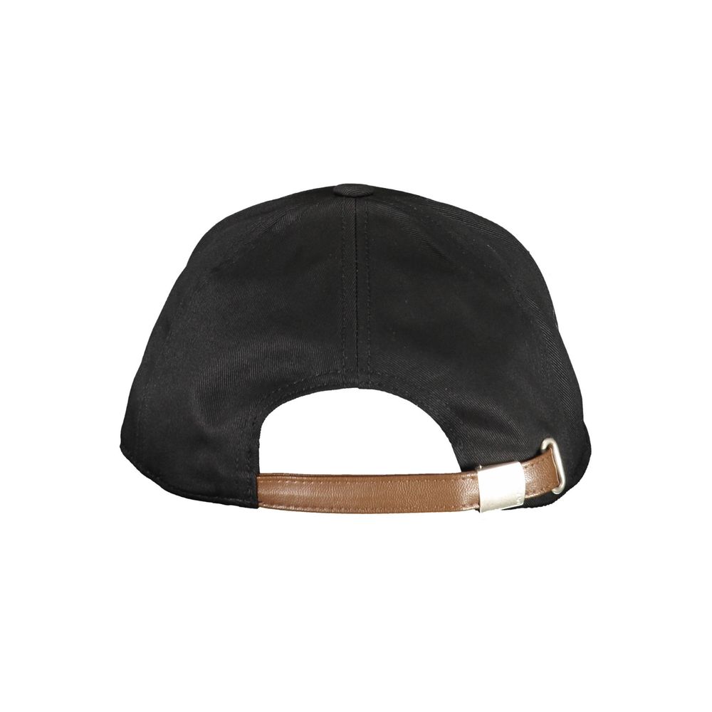 La Martina Black Cotton Men Cap -   -  La Martina.