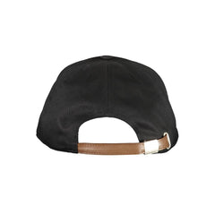 La Martina Black Cotton Men Cap -   -  La Martina.