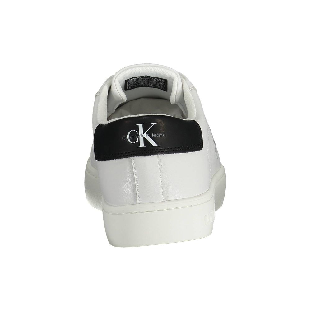Calvin Klein White Recycled Polyester Men Sneaker -   -  Calvin Klein.