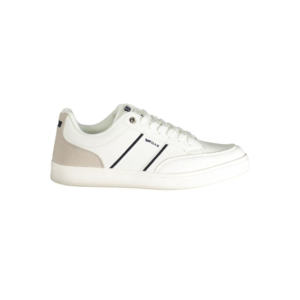 Gas White Polyester Men Sneaker -   -  Gas.