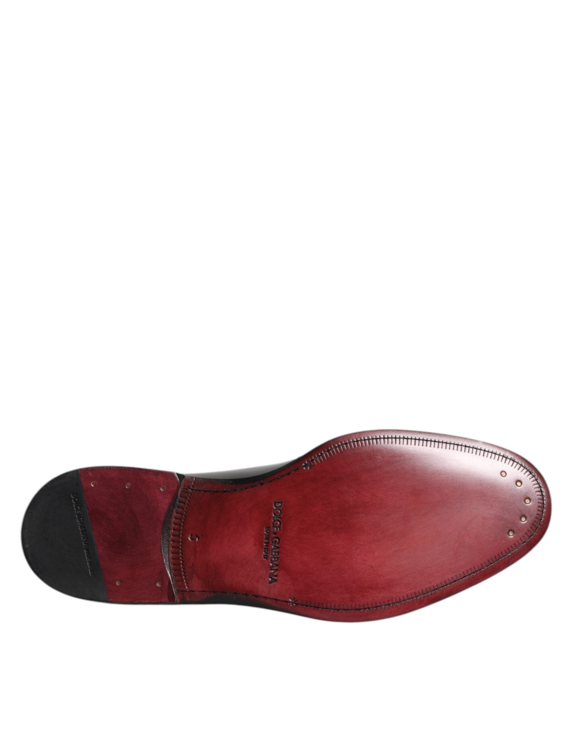 Dolce & Gabbana Black Leather Lace Up Derby Dress Formal Shoes -   -  Dolce & Gabbana.