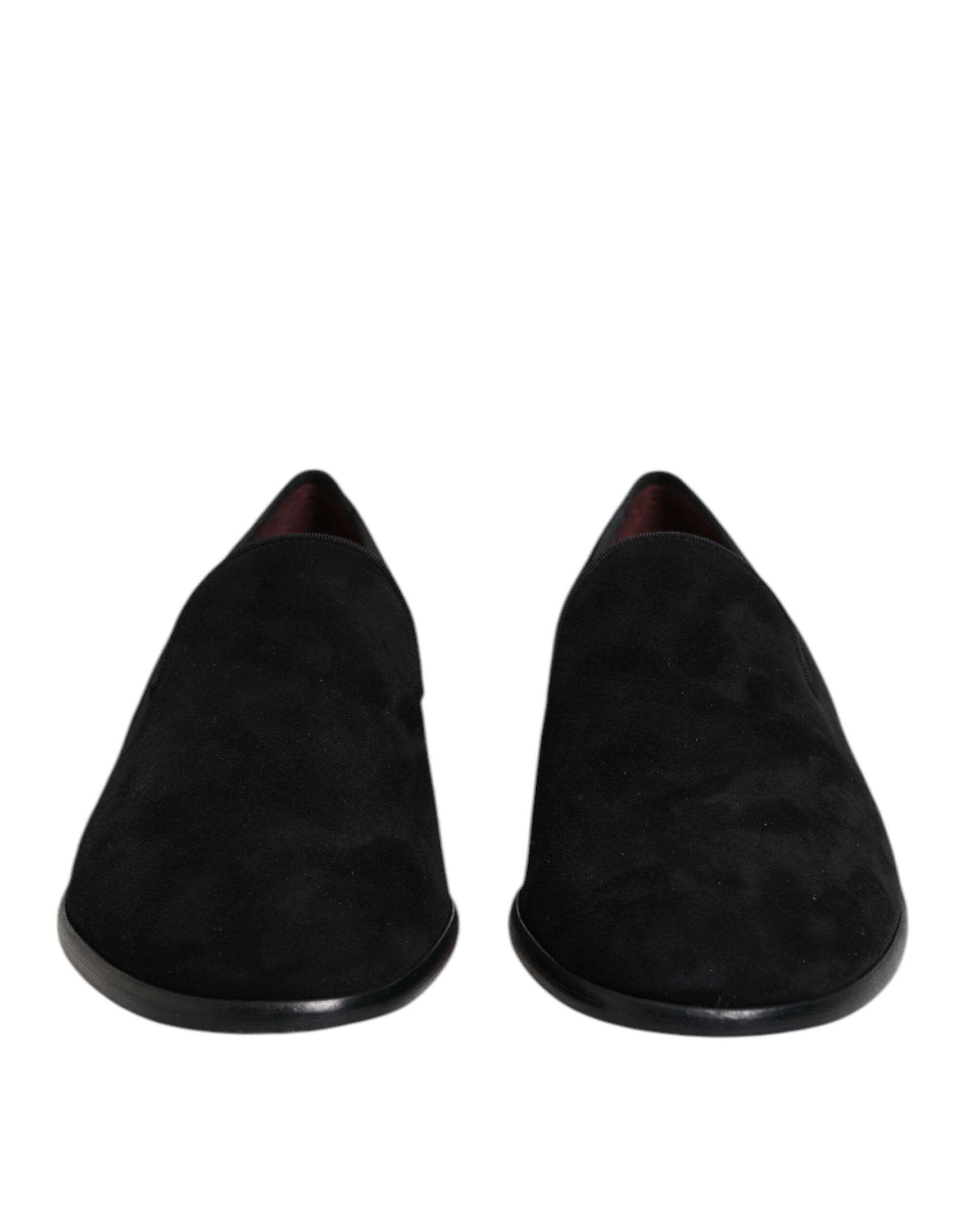 Dolce & Gabbana Black Suede Slip On Loafers Formal Shoes -   -  Dolce & Gabbana.