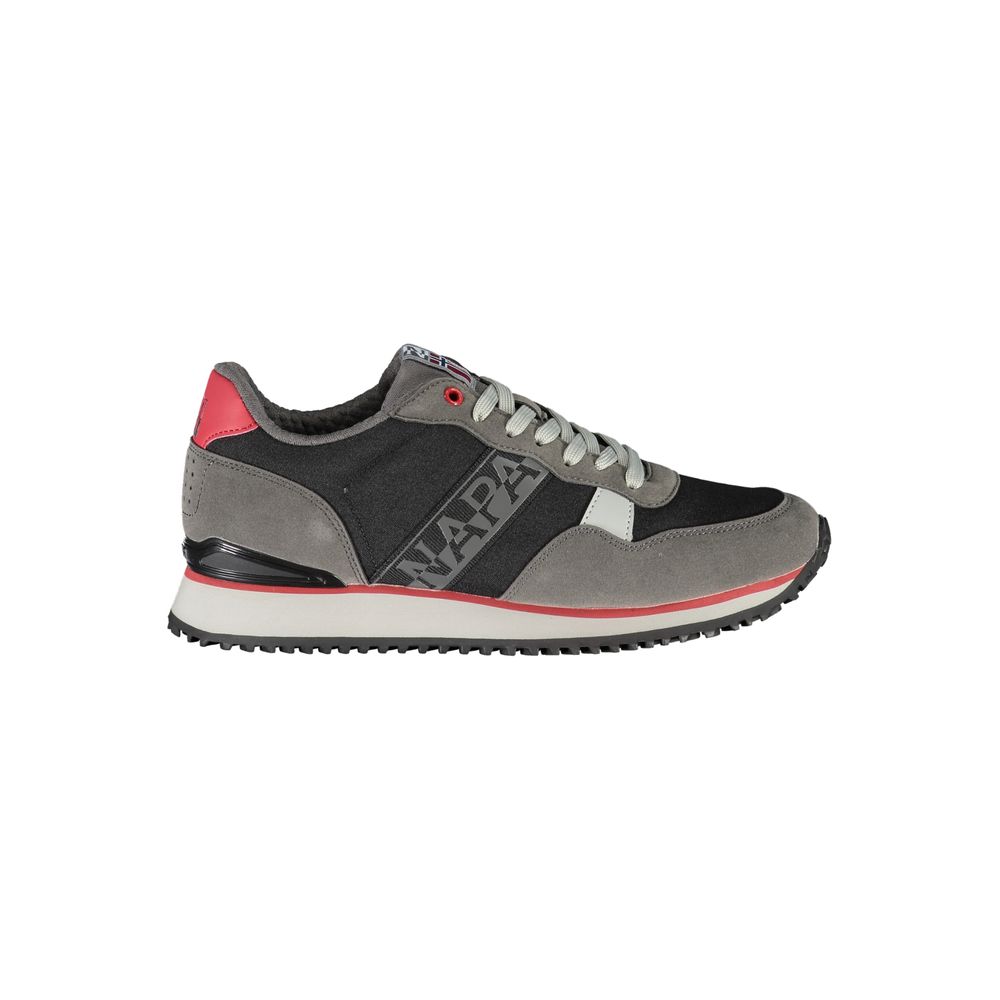 Napapijri Sleek Black Lace-Up Sport Sneakers -   -  Napapijri.