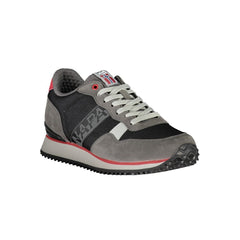 Napapijri Sleek Black Lace-Up Sport Sneakers -   -  Napapijri.
