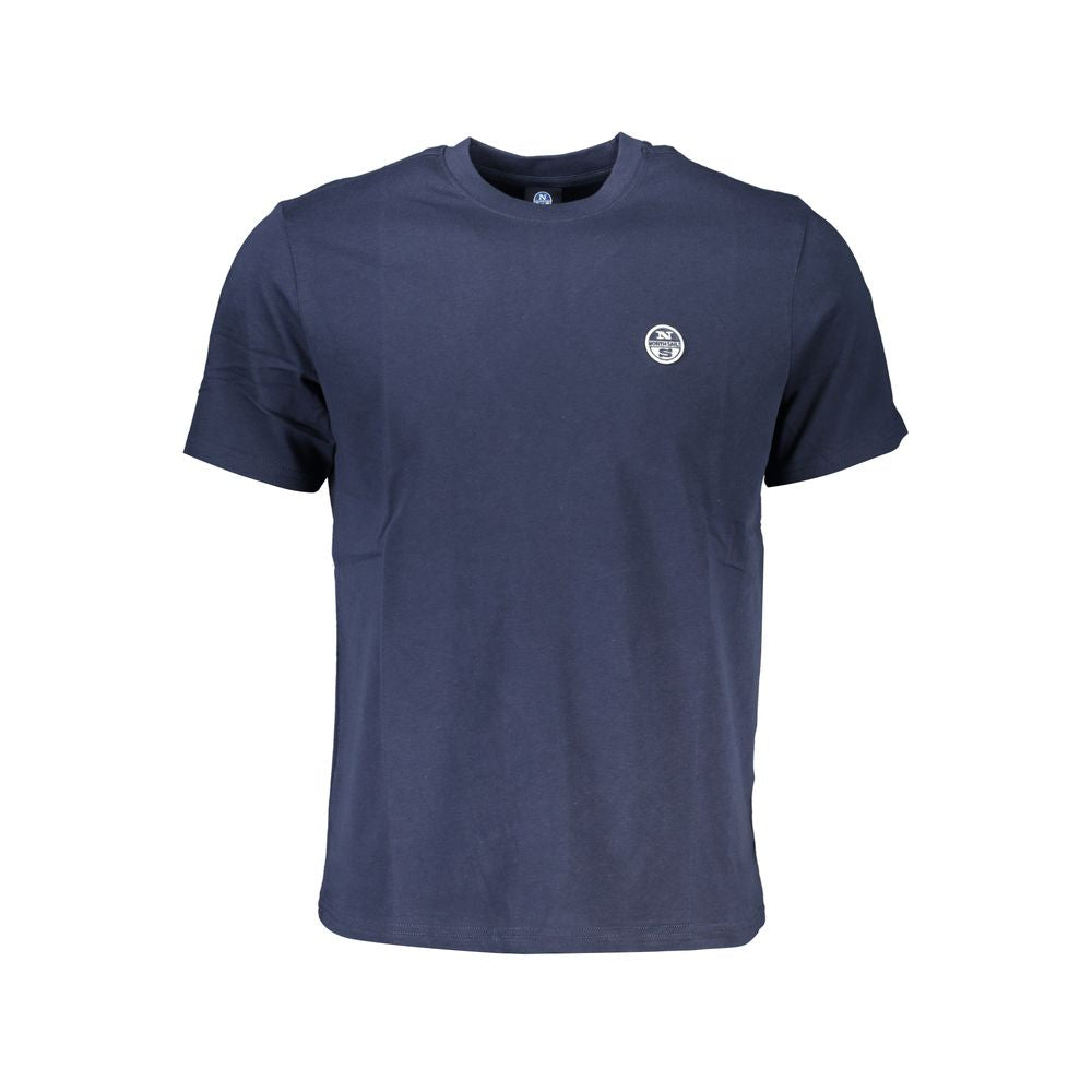 North Sails Blue Cotton T-Shirt -   -  North Sails.