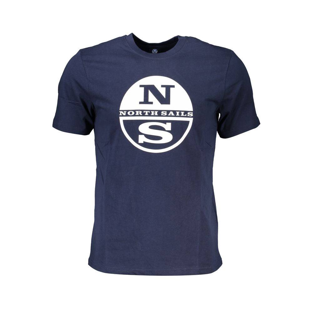North Sails Blue Cotton T-Shirt -   -  North Sails.
