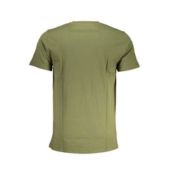 Cavalli Class Green Cotton T-Shirt -   -  Cavalli Class.