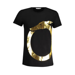 Trussardi Black Cotton T-Shirt -   -  Trussardi.