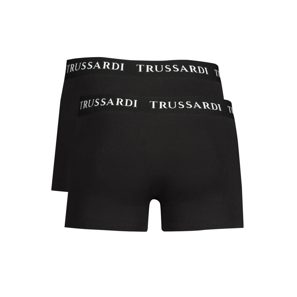 Trussardi Black Cotton Underwear -   -  Trussardi.