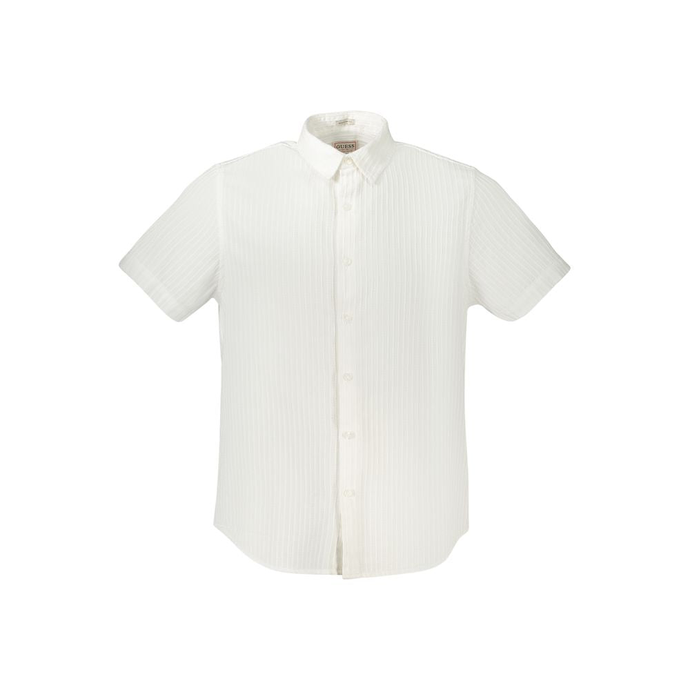 Guess Jeans White Cotton Men Shirt -   -  Guess Jeans.