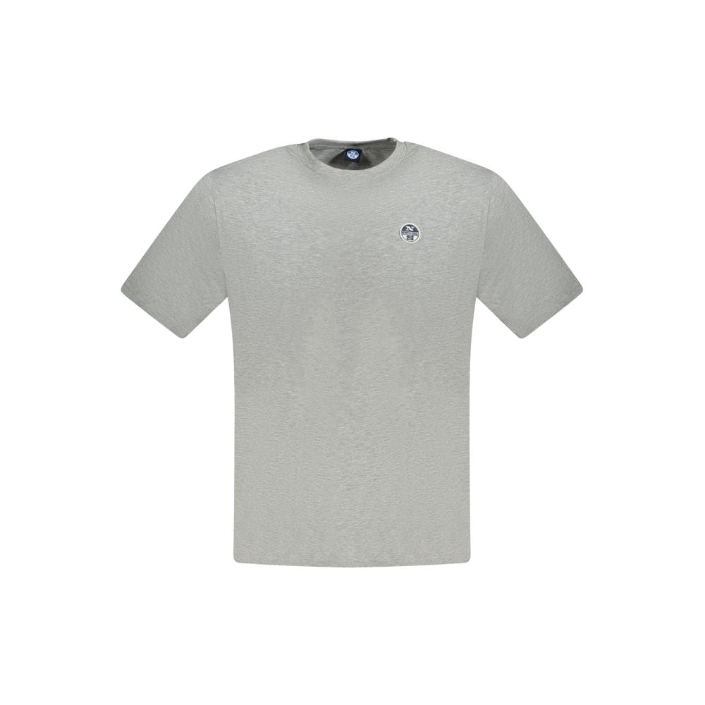 North Sails Brown Cotton Men T-Shirt -   -  North Sails.