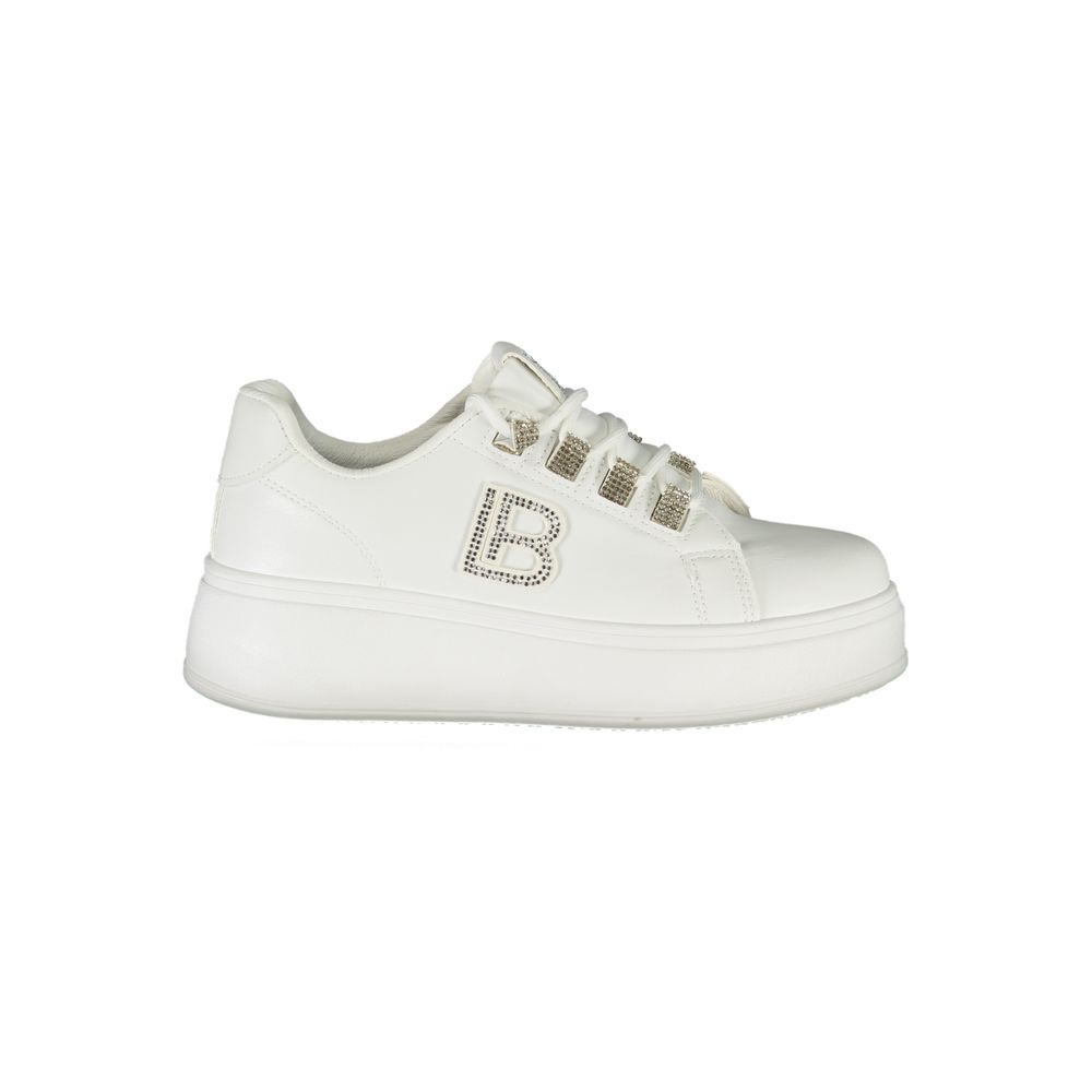 Laura Biagiotti White Polyester Women Sneaker -   -  Laura Biagiotti.