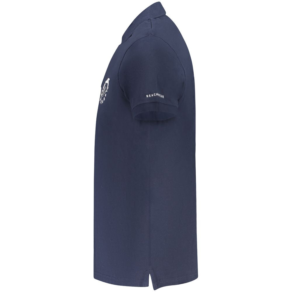 Trussardi Blue Cotton Men Polo Shirt -   -  Trussardi.