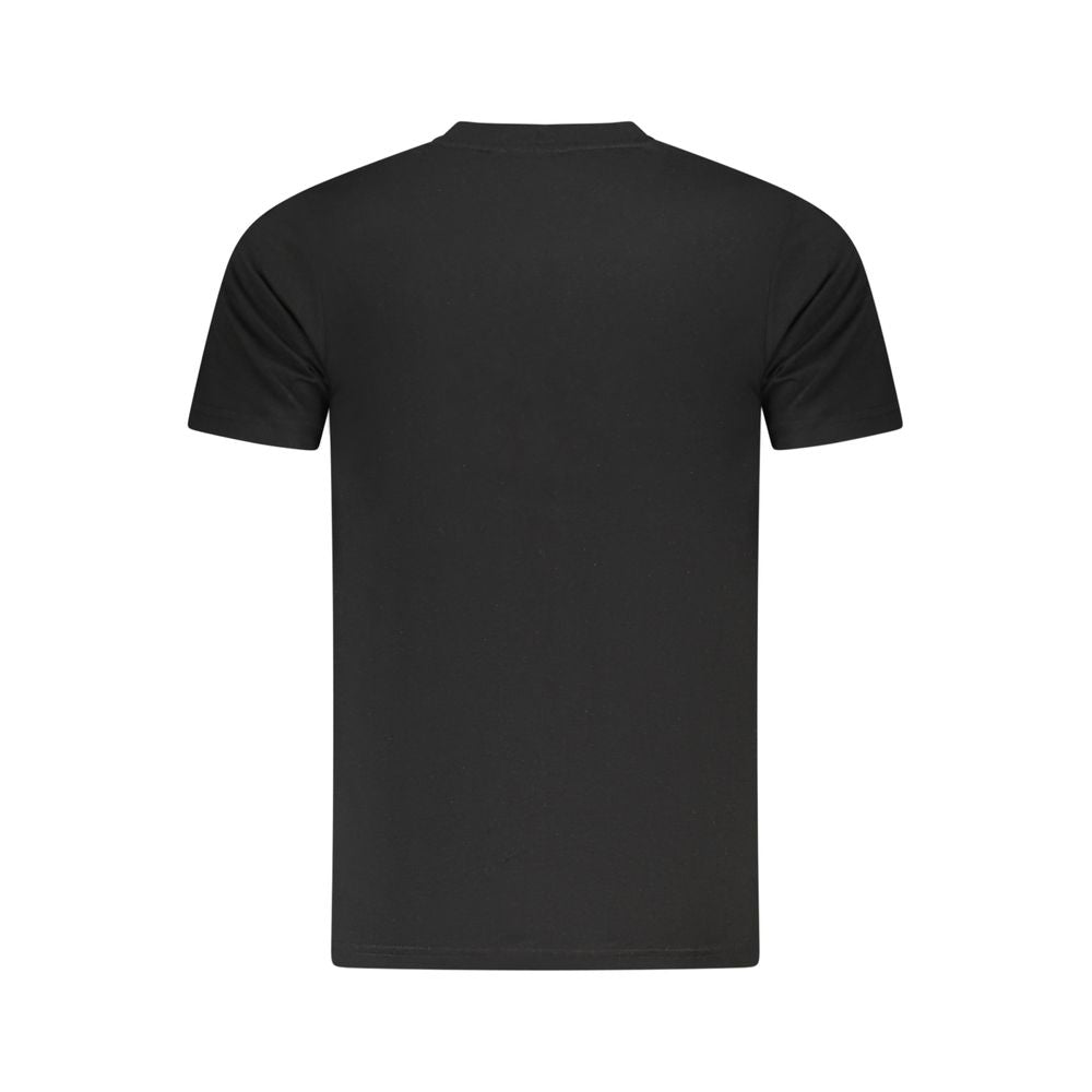 Cavalli Class Black Cotton Men T-Shirt -   -  Cavalli Class.