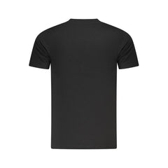 Cavalli Class Black Cotton Men T-Shirt -   -  Cavalli Class.