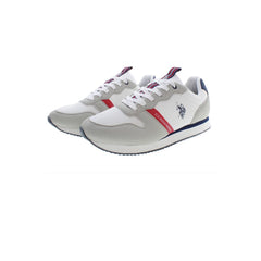 U.S. POLO ASSN. White Polyester Men Sneaker -   -  U.S. POLO ASSN..
