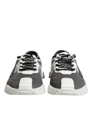 Dolce & Gabbana Gray Lace Up Low Top NS1 Sneakers Shoes -   -  Dolce & Gabbana.