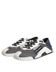 Dolce & Gabbana Gray Lace Up Low Top NS1 Sneakers Shoes -   -  Dolce & Gabbana.