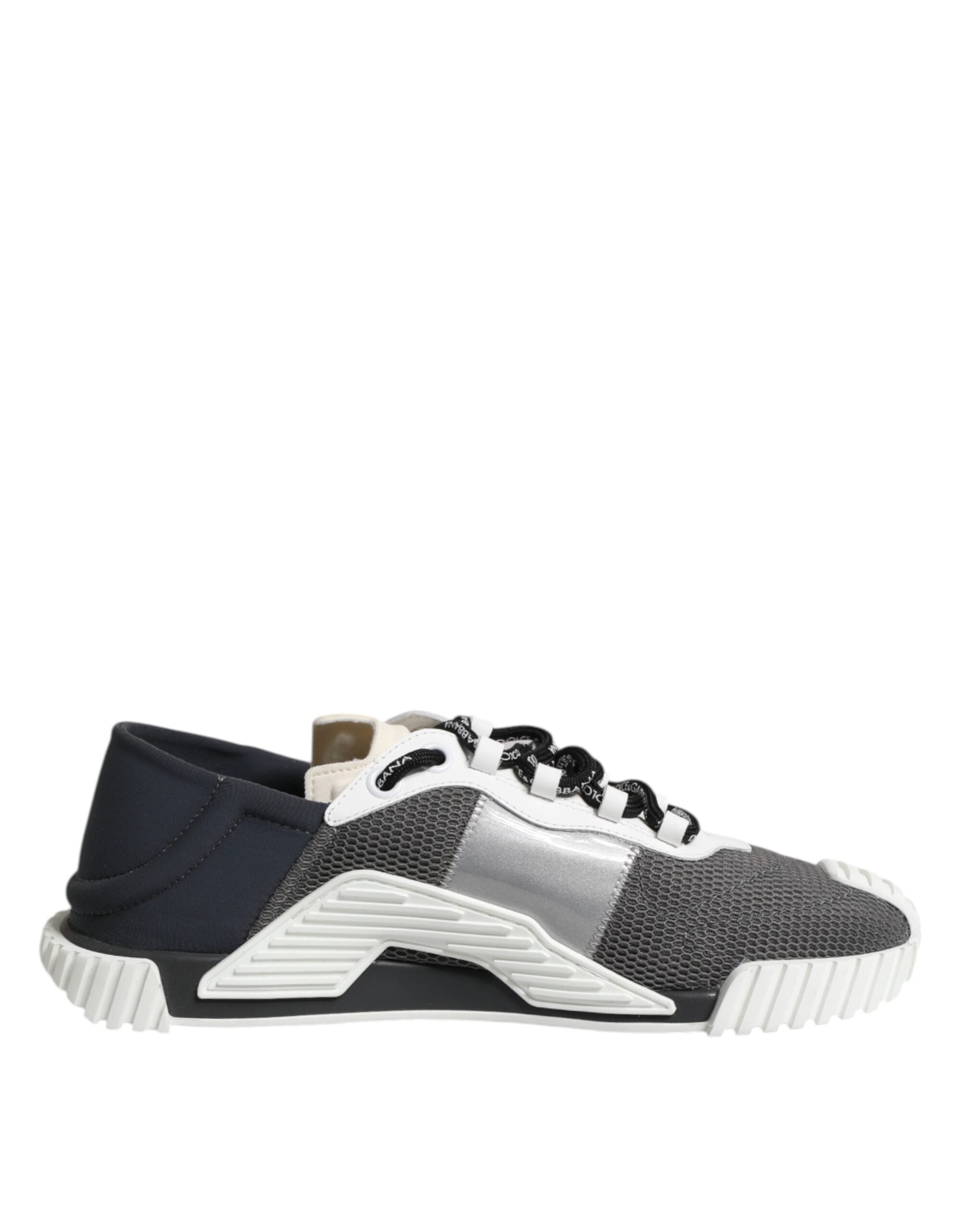Dolce & Gabbana Gray Lace Up Low Top NS1 Sneakers Shoes -   -  Dolce & Gabbana.