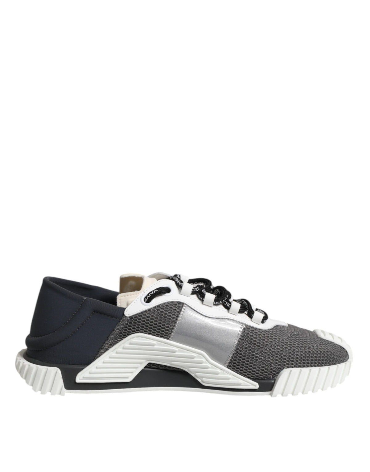 Dolce & Gabbana Gray Lace Up Low Top NS1 Sneakers Shoes -   -  Dolce & Gabbana.