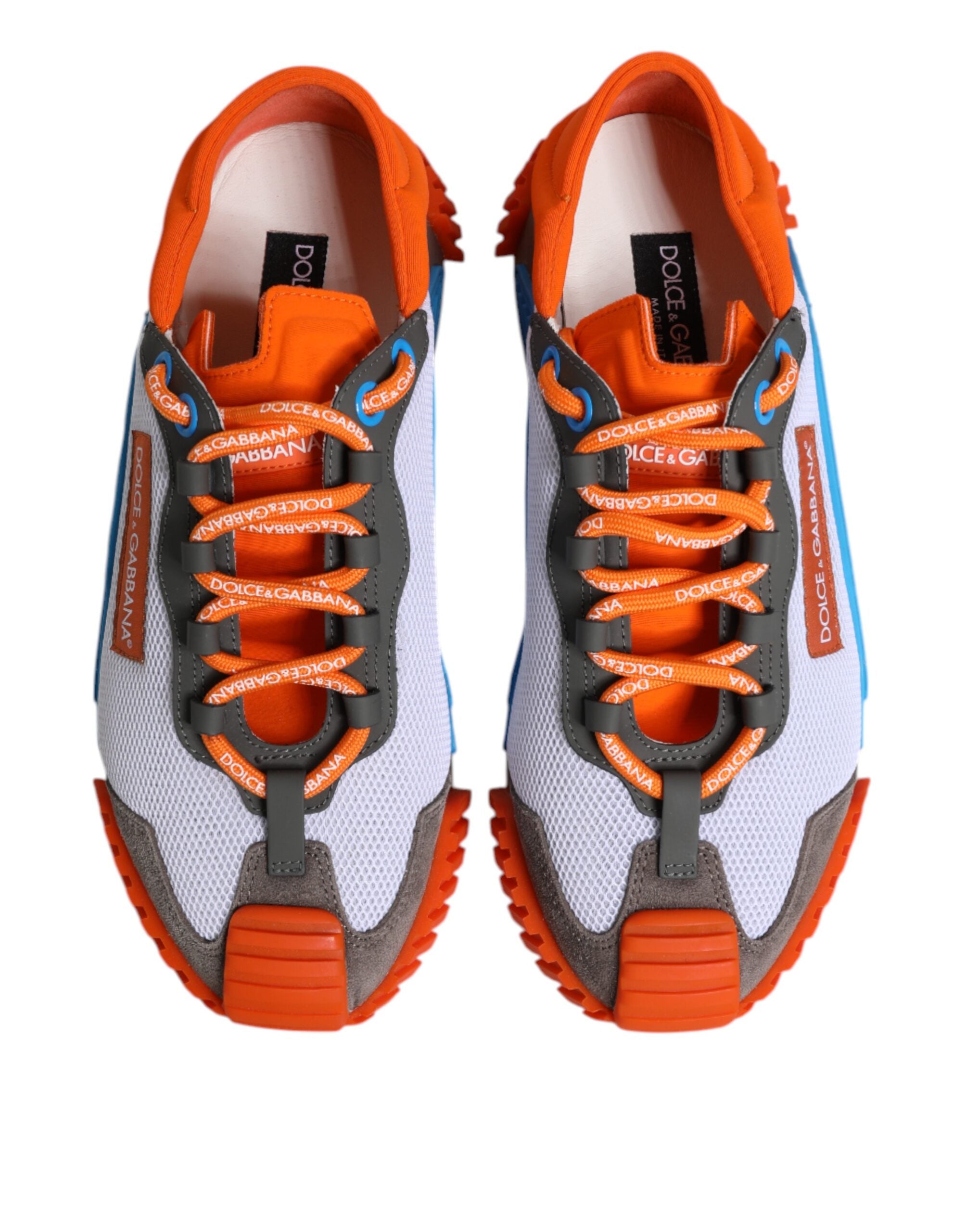 Dolce & Gabbana Multicolor Lace Up Low Top NS1 Sneakers Shoes -   -  Dolce & Gabbana.