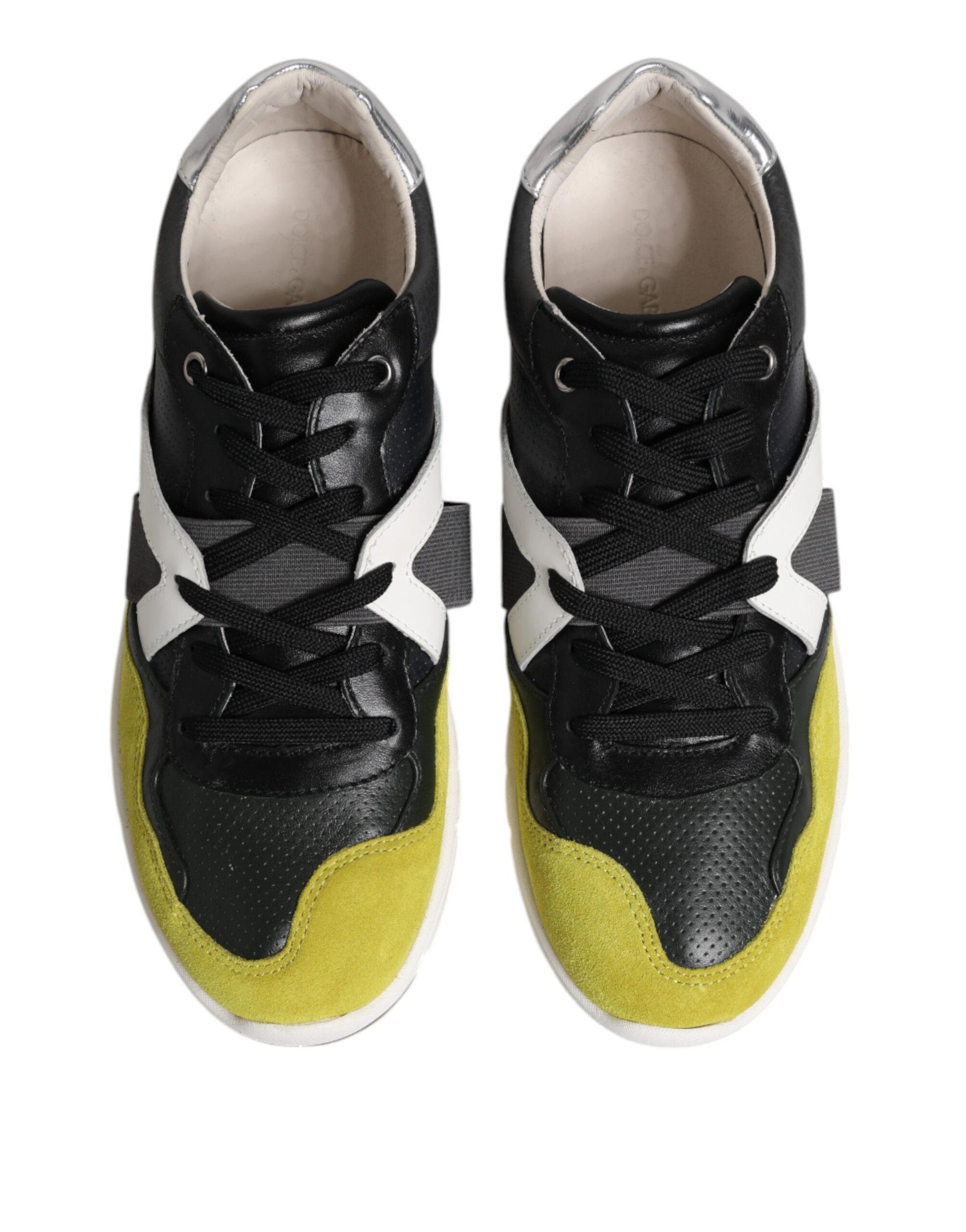 Dolce & Gabbana Multicolor Lace Up Low Top Men Sneakers Shoes -   -  Dolce & Gabbana.