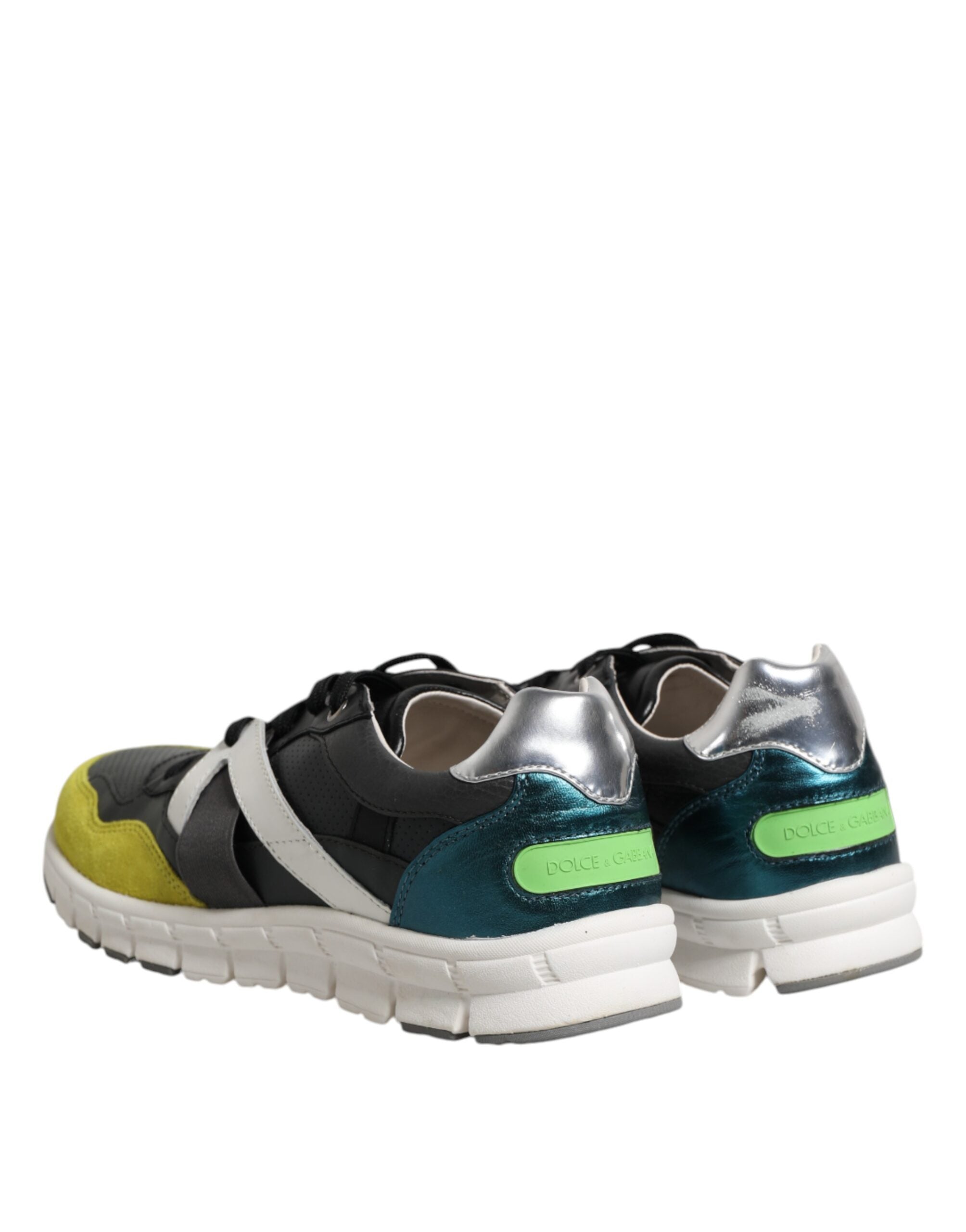 Dolce & Gabbana Multicolor Lace Up Low Top Men Sneakers Shoes -   -  Dolce & Gabbana.