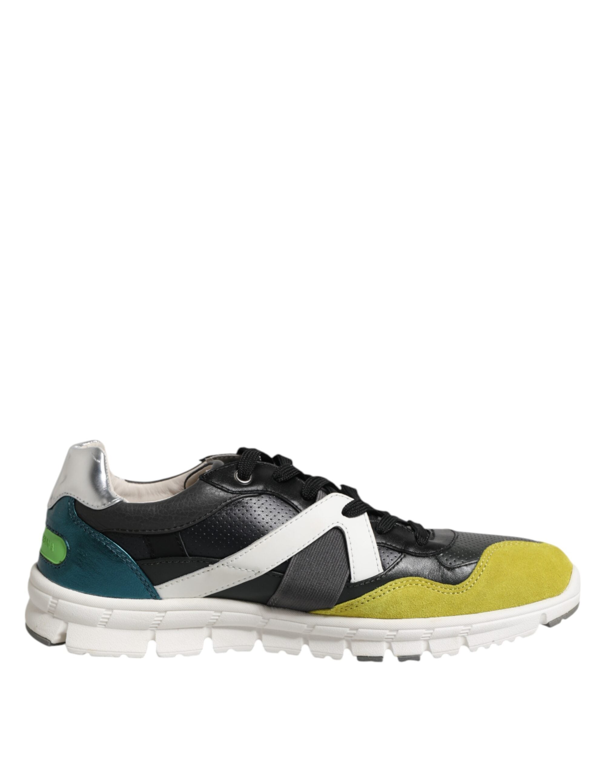 Dolce & Gabbana Multicolor Lace Up Low Top Men Sneakers Shoes -   -  Dolce & Gabbana.
