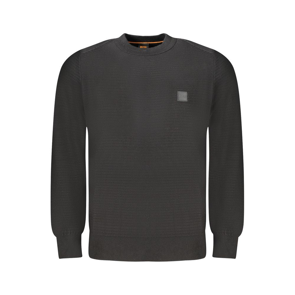 Hugo Boss Black Cotton Men Sweater -   -  Hugo Boss.